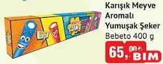BEBETO KARIŞIK MEYVE AROMALI YUMUŞAK ŞEKER 400 G